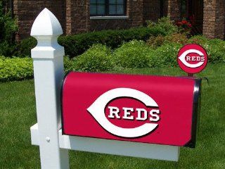 Cincinnati Reds Mailbox Cover and Flag