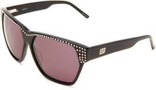 Cat Eye Sunglasses,Black Gloss Frame/Grey Lens,One Size Shoes
