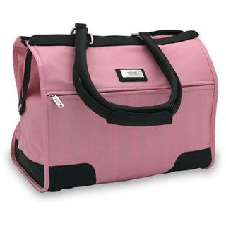 Overland Travelware Long Beach Pink Satchel Bag