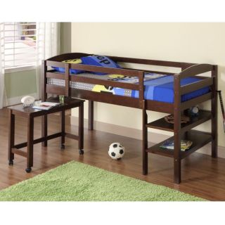 Solid Wood Espresso Twin size Loft Bed with Desk Today $449.99 5.0 (2