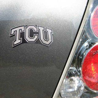 TCU   Texas Christian University Block Letters Script