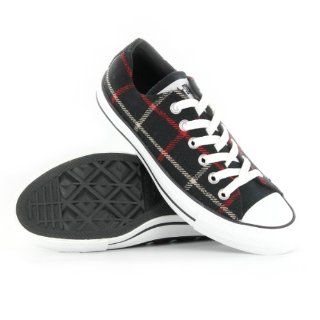 Converse CT All Star Ox Plaid Black Womens Trainers: Shoes