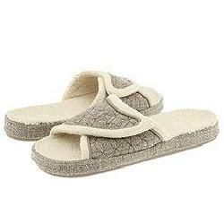 Acorn Quilted Eco Slide Earth Tweed Slippers
