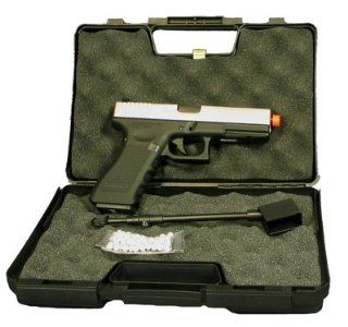 Glock 17 Semi Automatic Two Tone Gas Blowback Pistol