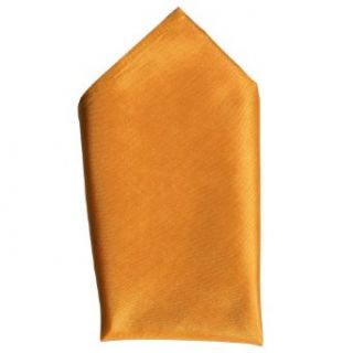 Classic Orange Silk Handkerchief   Full Sized 16x16