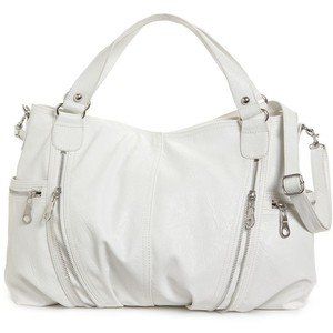 Style&co. Handbag Metro East West Tote Handbag ~ White In