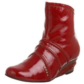 Womens Bocca Ankle Boot,Red Patent,36 EU (US Womens 5 M) Shoes