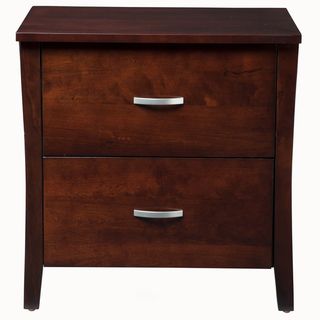 Enitial Lab Mellowi Semi gloss Brown Cherry Nightstand