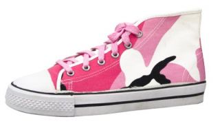 Hi Top Pink Camo Sneakers (Chux) Shoes
