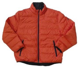 Nautica Mens Down Jacket (Orange) (X Large) Clothing