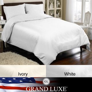 Grand Luxe Egyptian Cotton Sateen 1200 Thread Count Mini Duvet Cover