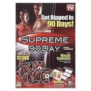 Supreme 90 day System Get Ripped in 90 Days DVD System As