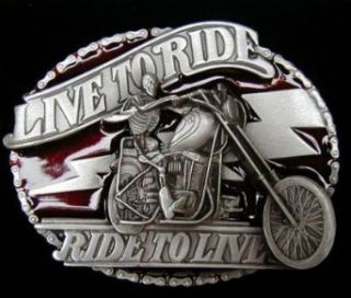 Ghost Rider Colored Belt Buckle Clothing