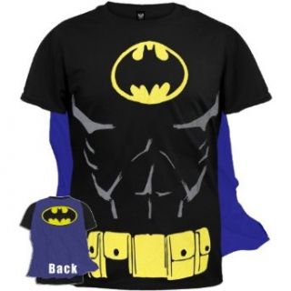 Batman   Costume T Shirt With Cape   2X Large Clothing