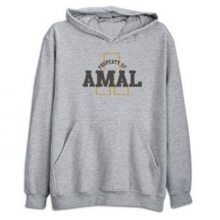 Sweatshirt Heather Gray  Property Of Amal  Name