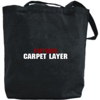 Canvas Tote Bag Black  Future Carpet Layer  Occupations