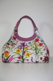 Gucci Handbags Flower and Pink Leather 231820 Shoes