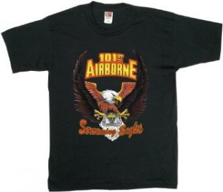 101st Airborne   Screaming Eagle Wings Out   T, Black, XXX