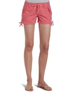 Unionbay Juniors Cora 3 Inch Flap Pocket Short,Posh Pink