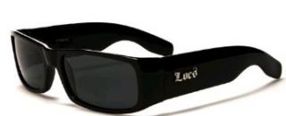 LOCS Dark Sunglasses Black OG Stylish Regular Lens NEW