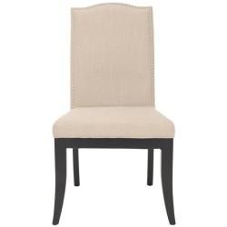 Laurent Sand Nailhead Side Chairs (Set of 2)