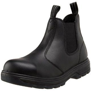 Shoes Mens 5424 Steel Toe 6 Slip on Work Boot,Black,9.5 M Shoes