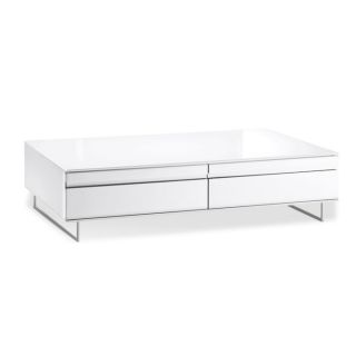 Table Basse FERENTE Blanche   Achat / Vente TABLE BASSE Table Basse