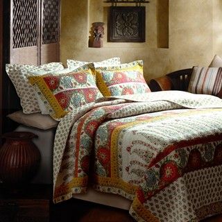 Marrakesh King size 3 piece Quilt Set
