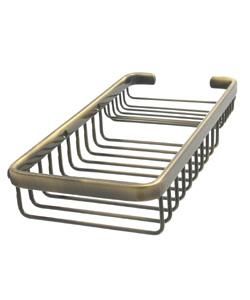 Rectangular Shower Basket with Soap Dish Insert