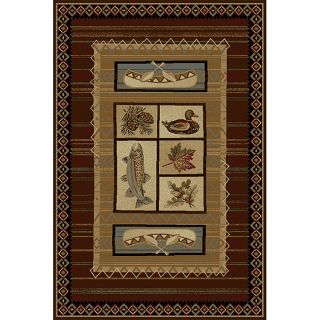 Collection Brown/ Multi Rug (53 x 73) Today $118.19