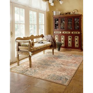Graphic Illusions Light Antique Damask Pattern Rug (53 x 75) Today