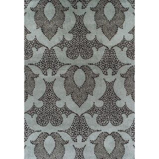 Alexa Abbey Collection Pendragon Modern Seafoam and Brown Rug (52 x 7