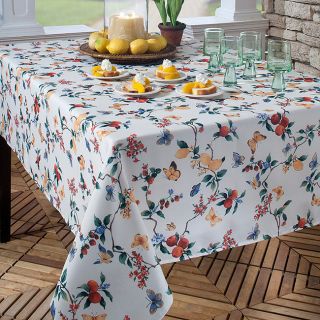 Printed Butterfly Tablecloth (60 in. x 120 in.)