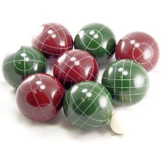Playaboule Red and Green 107mm Bocce Ball Set: Sports