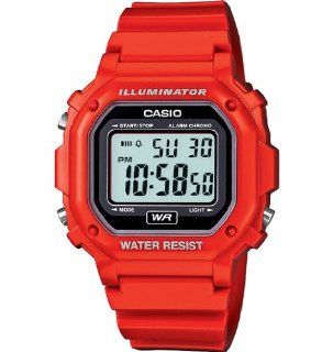 Casio F 108WHC 4ACF Mens Red Chronograph Watch Watches