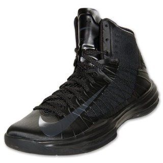 NIKE Mens Lunar Hyperdunk 2012 Basketball Shoes, Black/Black: Shoes