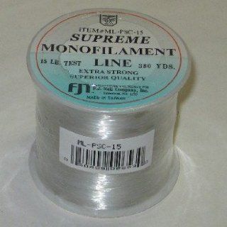 Fishing Line CLEAR 50 LB TEST 110 YARDS 2 SPOOLS.: Sports & Outdoors