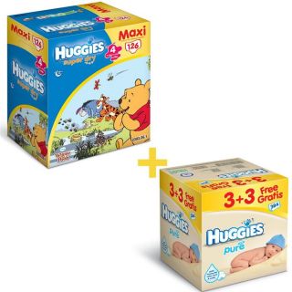 Pack HUGGIES Dry T4 Disney + Lingettes   Achat / Vente COUCHE