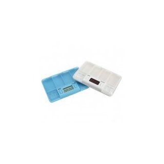 LCD Portable Digital Pill Medicine Case Box Alarm Reminder