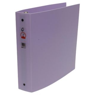 Purple Lilac Heavy duty Poly Plastic 2 inch Binders (Case of 12