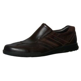 Ecco Mens Transporter Coffee Casual Slip on Shoes