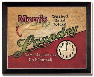 Moms Laundry Room Vintage Decor Linda Spivey Framed Art