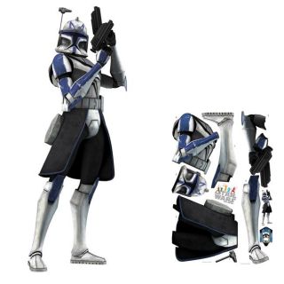 Star Wars Clone Wars Trooper Peel and Stick Giant Wall Decal