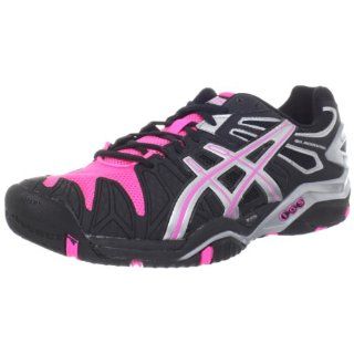 Womens GEL Resolution 3 Tennis Shoe,Black/Lightning/Hot,11.5 M Shoes