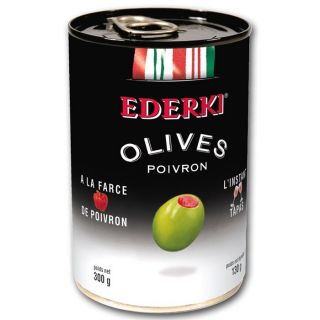 Olives à la Farce de Poivron 130gr   Achat / Vente LÉGUME AU