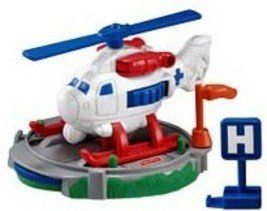 GeoTrax Whirly Bird Rescue Helicopter Rail Road System