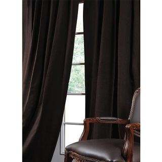 Espresso 108 inch Cotton Linen Curtain Panel