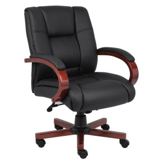 BOSS Mid back Wood trim Executive Chair Today: $207.99 4.0 (2 reviews