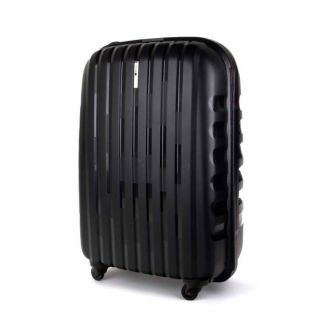 Valise rigide stripes 80cm noir   La valise Delsey Stripes 80cm vous