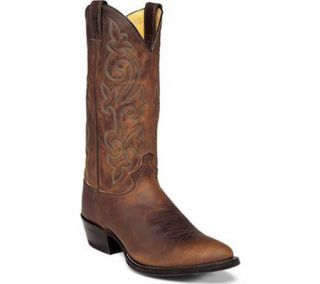 Justin Mens Classic Western Cowboy Man Made Boot: Shoes